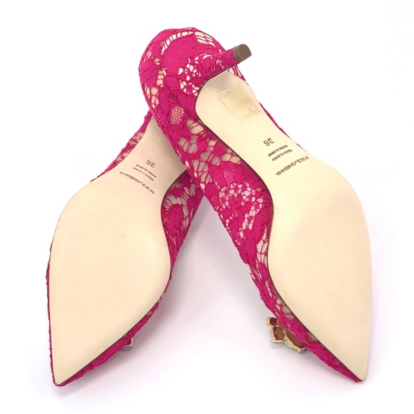 NIB DOLCE & GABBANA Bellucci Pink Crystal Pumps - Picture 8 of 8